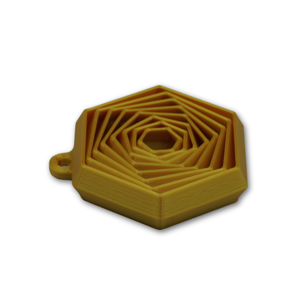 Kinetic Hexagon Keychain - Autizm